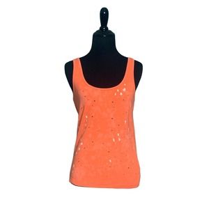 Ralph Lauren Rugby orange tie dye tank top size Large